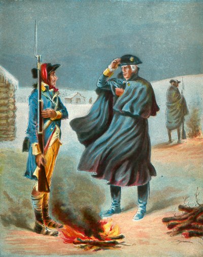 Winter in Valley Forge von English School